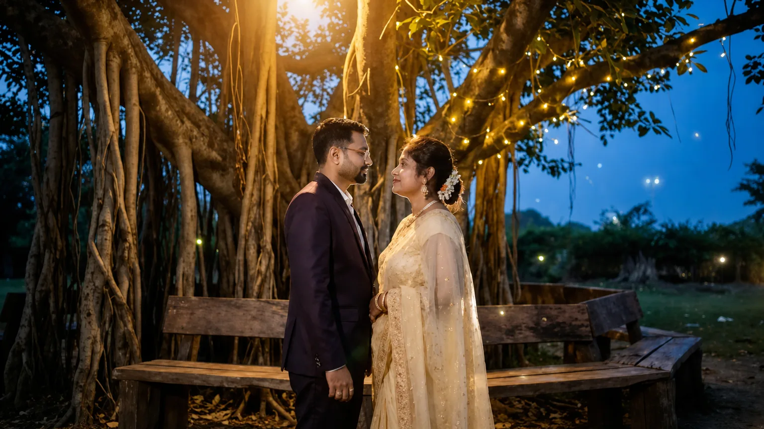 Dancing Under the Glowing Banyan